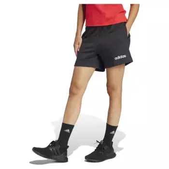 Шорты adidas Essentials Linear French Terry, черный