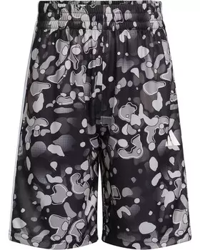 Шорты adidas Kids AOP Camo Short S24(Big Kid), черный