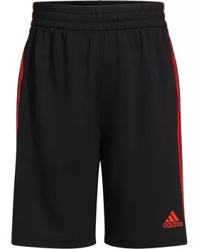 Шорты adidas Kids C 3S Mesh Short 24(Toddler/Little Kid), цвет Black/Red