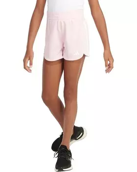 Шорты adidas Kids S24 3S Mesh Pacer Short(Big Kid), цвет Med Pink