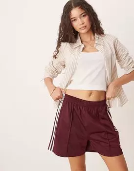Шорты Adidas Originals Firebird бордового цвета