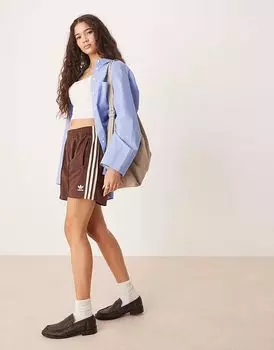Шорты Adidas Originals Firebird коричневого цвета