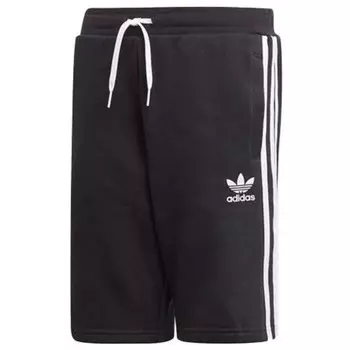 Шорты Adidas originals Logo Printing Big Boys Drawstring Sports Black, Черный