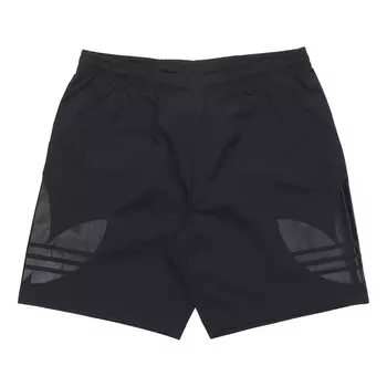 Шорты Adidas originals Tricolor Short2 Printing Sports Short Pant Male Black, Черный