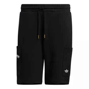 Шорты Adidas originals x Disney Crossover Manga Short 2 Strawberry Bear Embroidered Sports Black, Черный