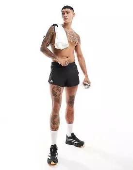 Шорты adidas Running Adizero Essentials черного цвета adidas performance