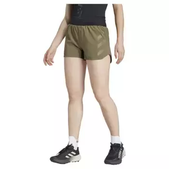Шорты adidas Terrex Agravic Trail Running 5, зеленый