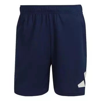 Шорты adidas Train Essentials Logo Training Shorts 'Navy', синий