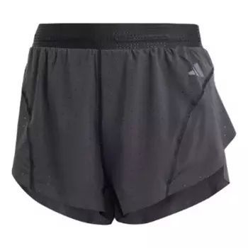 Шорты adizero беговые шорты с разрезом Adidas, черный