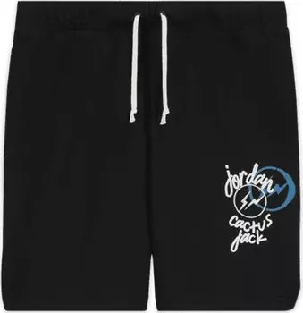 Шорты Air Jordan x Travis Scott x Fragment Shorts 'Black', черный