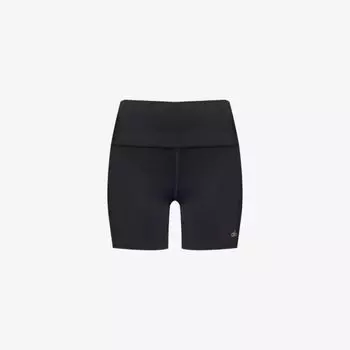 Шорты Airlift Energy с высокой посадкой из эластичной ткани Alo Yoga, черный