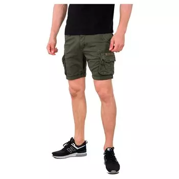 Шорты Alpha Industries Crew, зеленый
