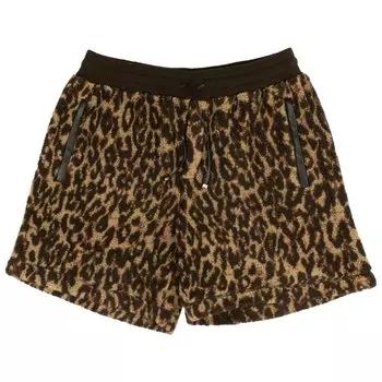 Шорты Amiri Leopard Print Fleece 'Multicolor', разноцветный