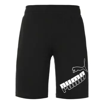 Шорты amplified big logo shorts 'black white' Puma, черный