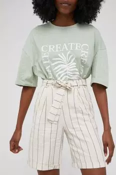 Шорты Answear Lab, бежевый