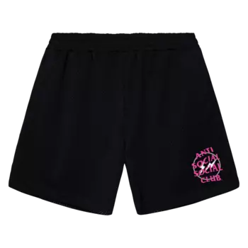 Шорты Anti Social Social Club x Fragment Design Half Tone Logo 'Black/Pink', черный
