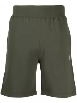 Шорты Ape Head One Point A BATHING APE, зеленый