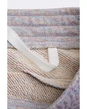 Шорты Appaman Adaptive Grey Lori Shorts with Rainbow Trim, цвет Heather Grey Sparkle