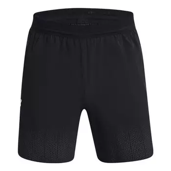 Шорты armourprint peak woven shorts 'black' Under Armour, черный