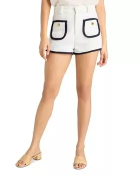 Шорты Auden Tweed с контрастной отделкой Cinq Sept, мультиколор