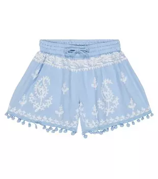 Шорты Baby Sienna с вышивкой Melissa Odabash, белый