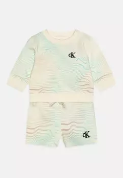 Шорты BABY SUMMER WAVE UNISEX SET Calvin Klein Jeans, цвет beige