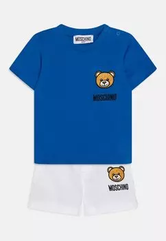 Шорты BABY UNISEX SET MOSCHINO, цвет victoria blue
