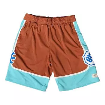 Шорты badfive basketball shorts 'tan sky blue' Li-Ning, бежевый