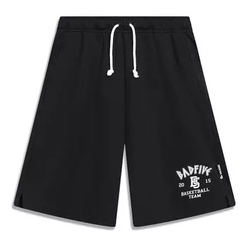 Шорты badfive logo свободные шорты Li-Ning, черный