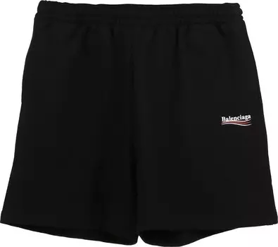 Шорты Balenciaga Political Campaign Shorts Black/White, черный