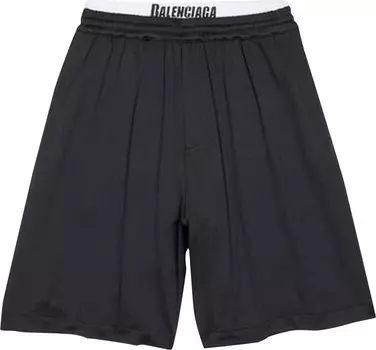 Шорты Balenciaga Swim Shorts 'Black', черный
