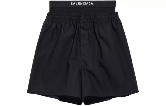 Шорты Balenciaga женские, черный