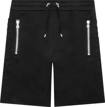 Шорты Balmain Embossed Bermuda Short 'Noir', черный