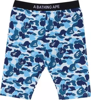 Шорты BAPE ABC Camo Biker Shorts 'Blue', синий