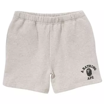 Шорты BAPE College Sweatshorts, серый