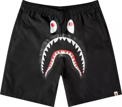 Шорты BAPE Space Camo Shark Reversible Shorts 'Black', черный
