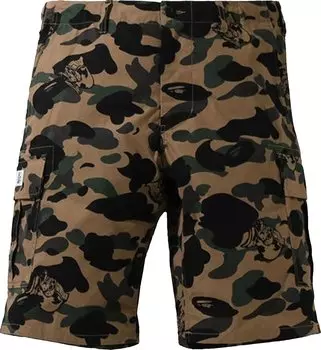 Шорты BAPE Ursus Military Shorts 'Olive', зеленый