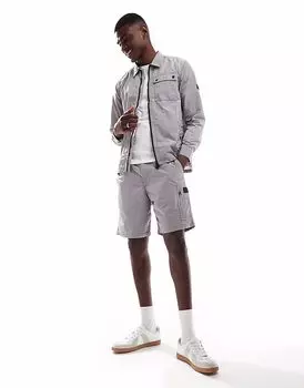 Шорты Barbour International Inline бледно-серого цвета