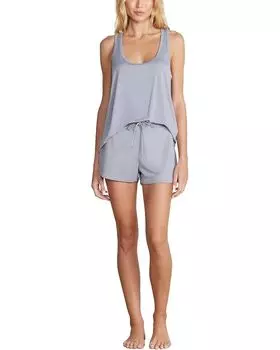 Шорты Barefoot Dreams Malibu Collection Butterchic Shorts, цвет Moonbeam