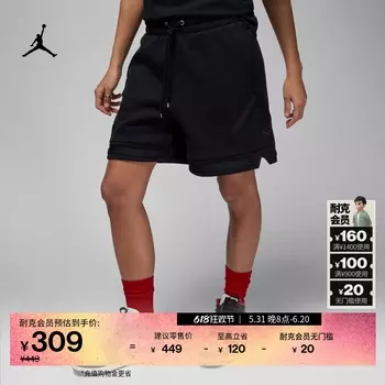 Шорты бархатные женские Jordan Nike, синий