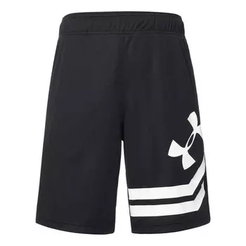 Шорты baseline court basketball shorts 'black white' Under Armour, черный