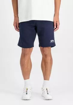 Шорты BASIC SMALL LOGO Alpha Industries, синий