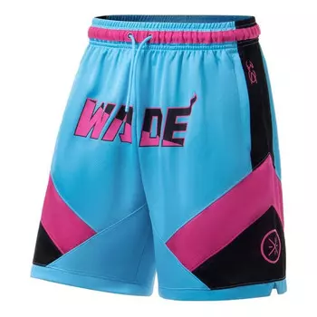 Шорты баскетбольные шорты с графическим принтом Way of Wade Li-Ning, синий