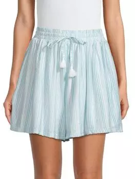 Шорты Bcbgeneration полосатые, голубой/белый