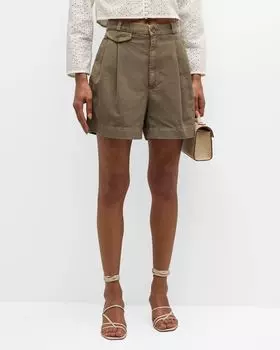 Шорты Becker средней длины AGOLDE, цвет Bark