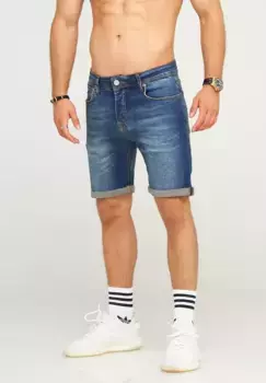 Шорты behype "JOSEY", с 5 карманами, синий