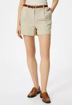 Шорты Belt Waist Mini Koton, бежевые