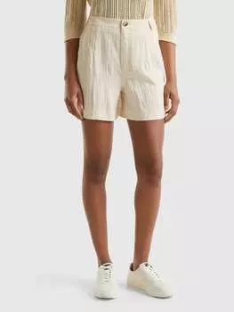 Шорты Benetton, бежевый