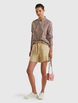 Шорты Benetton, бежевый