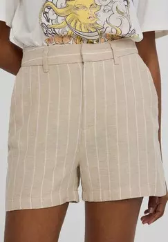 Шорты BERMUDA A RIGHE Terranova, бежевый